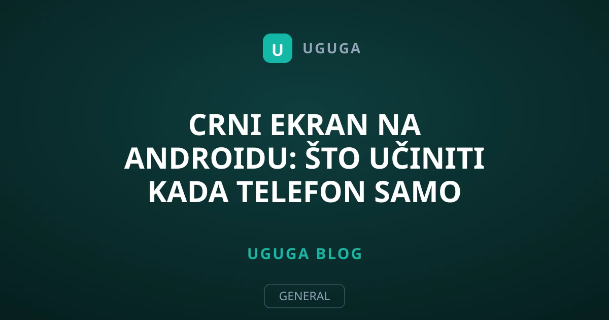 Crni ekran na Androidu: Što učiniti kada telefon samo vibrira